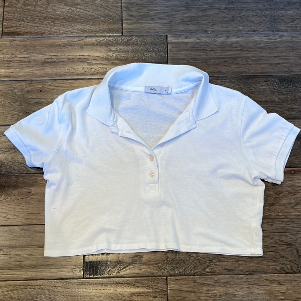 Crop button up